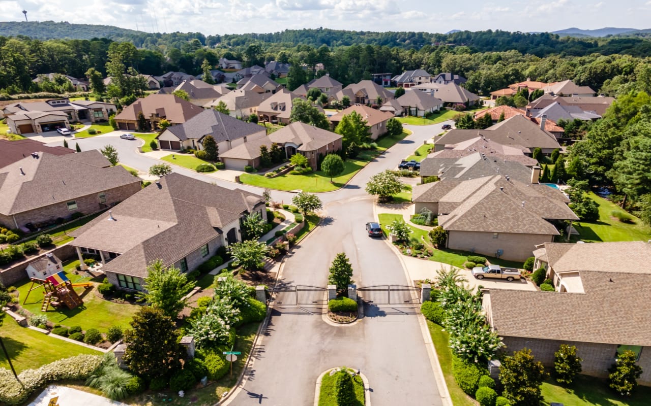 Arkansas residential neighborhood
