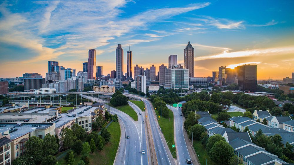 Georgia residential neighborhood