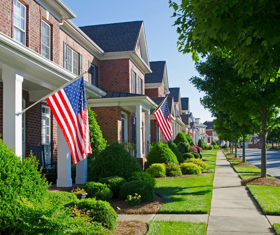 Texas residential neighborhood